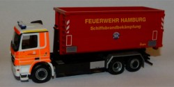 Mercedes Benz Actros WLF AB Schiffsbrandbekämpfung Feuerwehr Hamburg Süderelbe